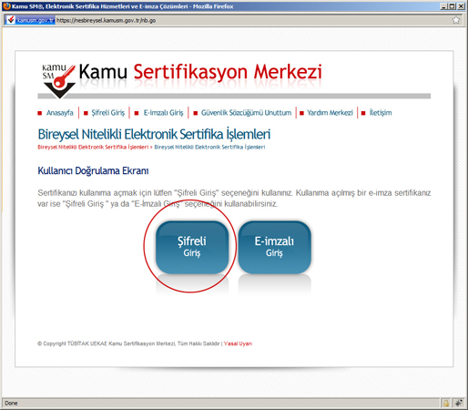 ゆき様ご確認ページ Hacettepe Üniversitesi :: E-imza Kullanma Rehberi